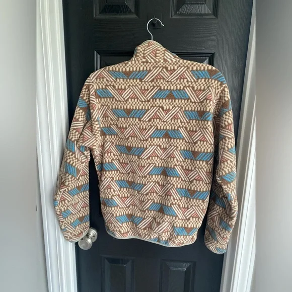 Patagonia Mens Synchilla Snap-T Fleece Pullover Cliffside Brown-Size XXS - Picture 2 of 8